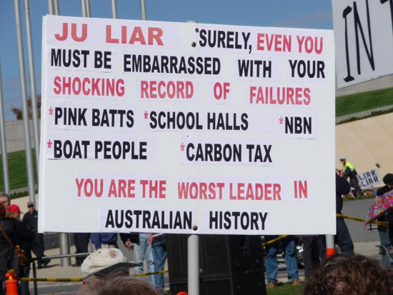 Canberra Protest Rally Aug 16 2011